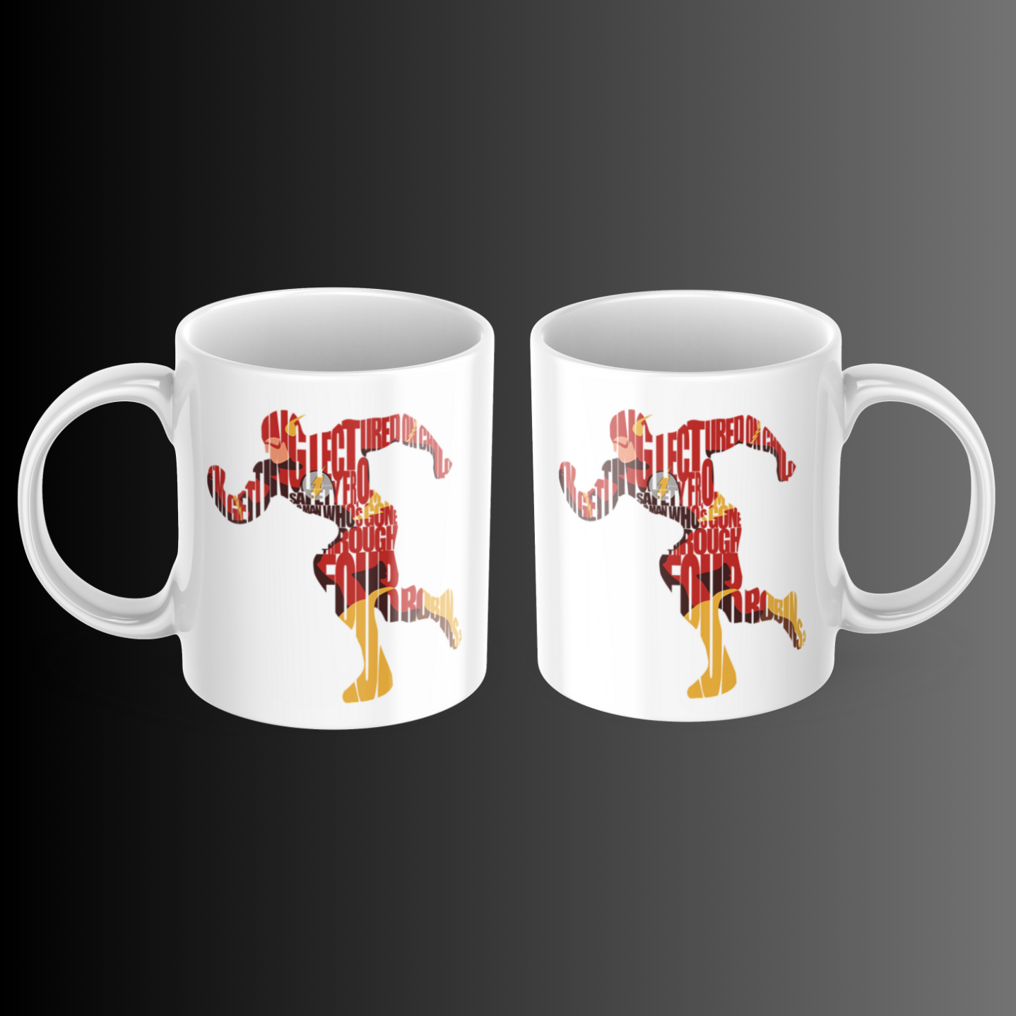 Flash DC Character Design Mug