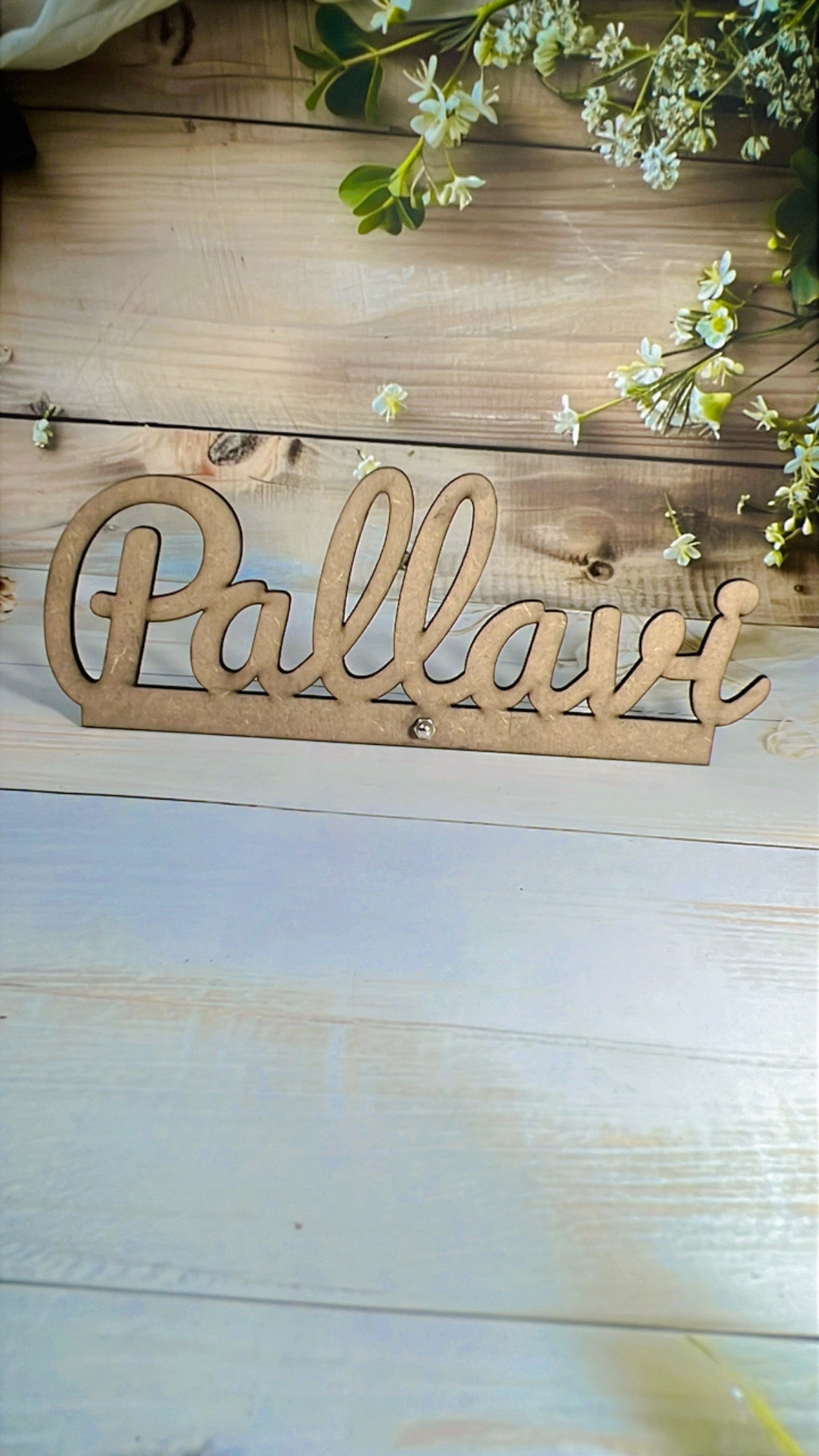 Custom Wooden Name Cutout Standee – 07KS0026