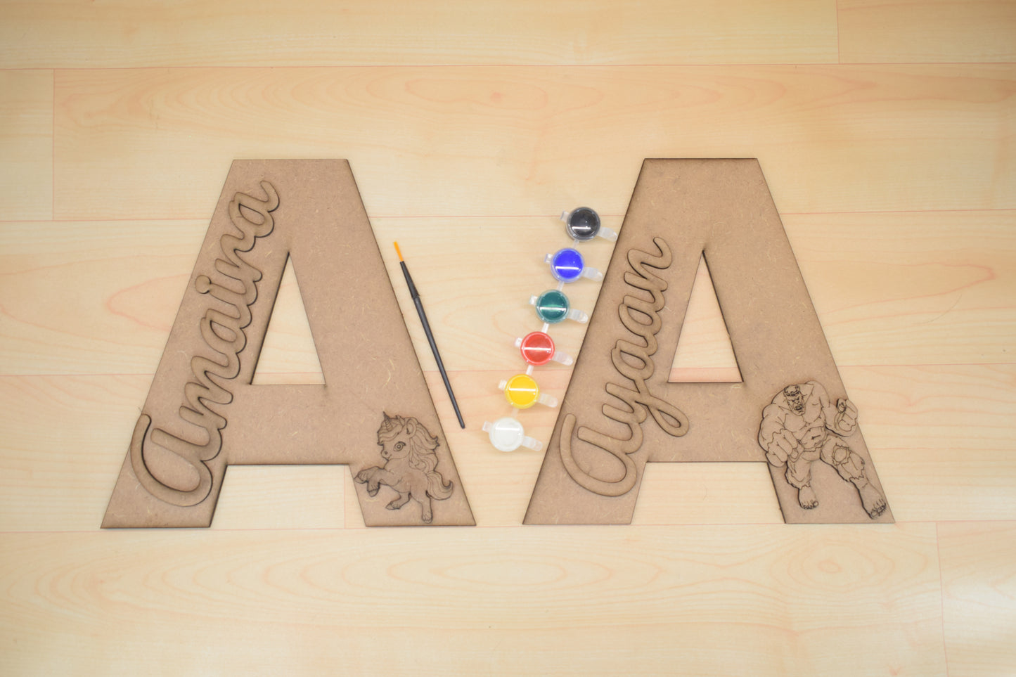 Personalized DIY Alphabet Name Board Set – 07KS0018