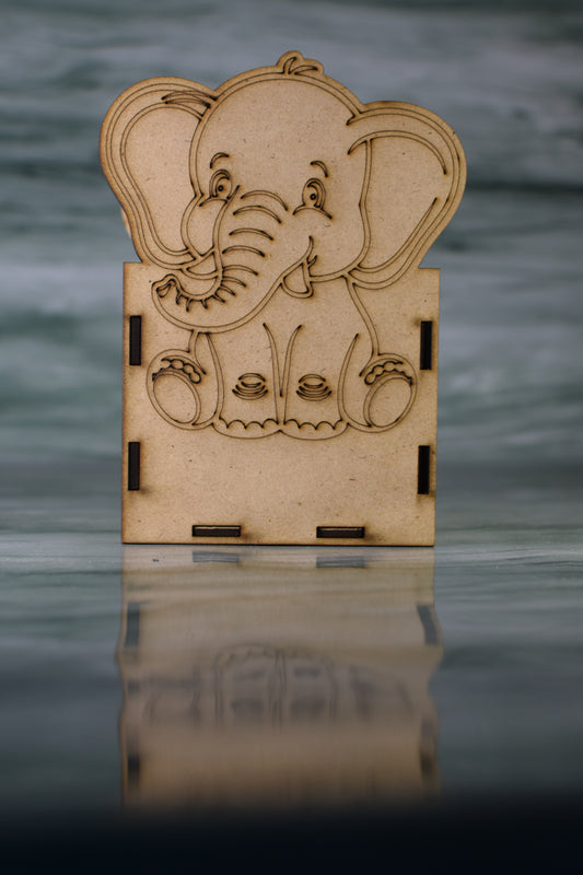 DIY Wooden Animal Shape Pen Stand – 07KS0020