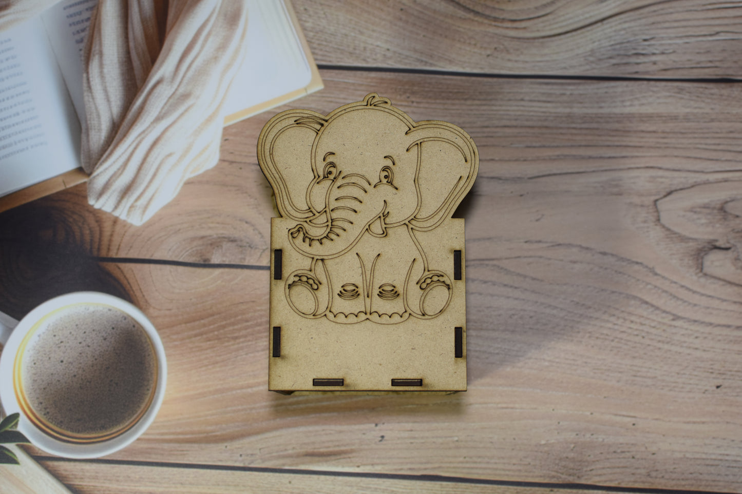 DIY Wooden Animal Shape Pen Stand – 07KS0020
