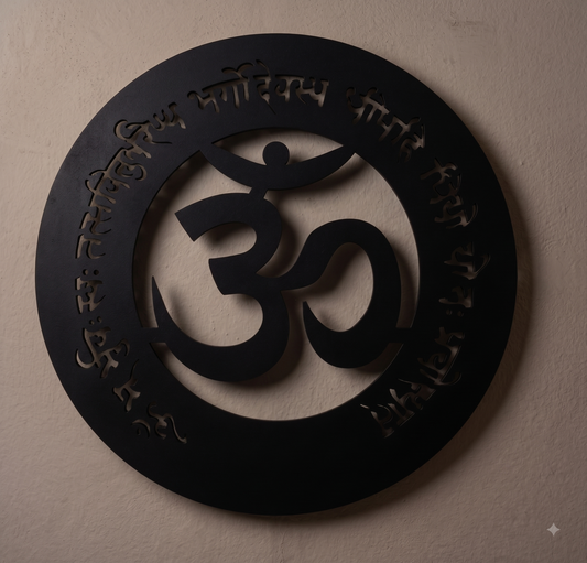 SACRED OM MANDALA &  GAYATRI MANTRA WALL HANGING COLLECTION