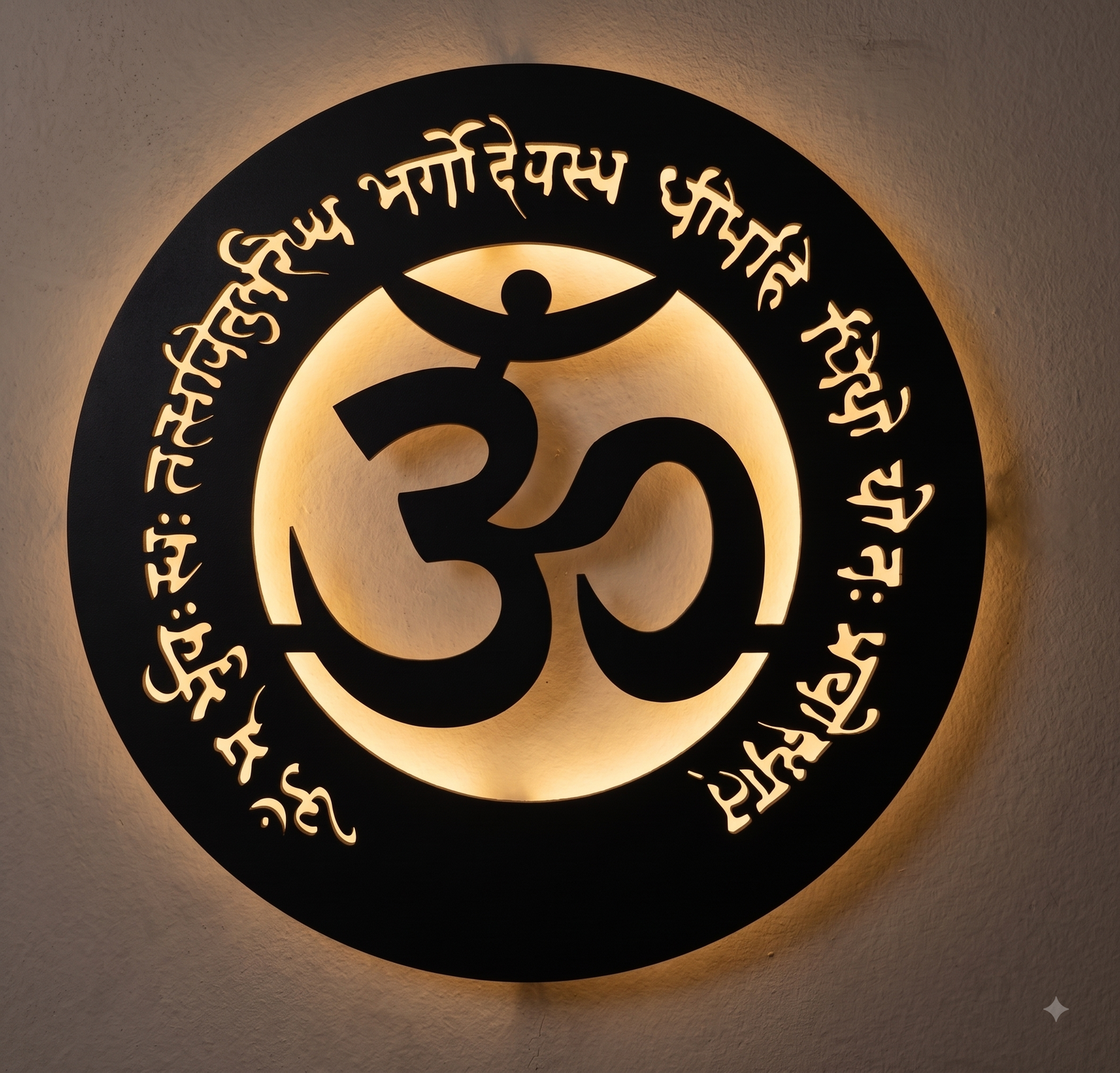 SACRED OM MANDALA &  GAYATRI MANTRA WALL HANGING COLLECTION