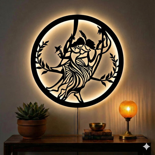 Radha Krishna Wall Art – Spiritual Wall Décor