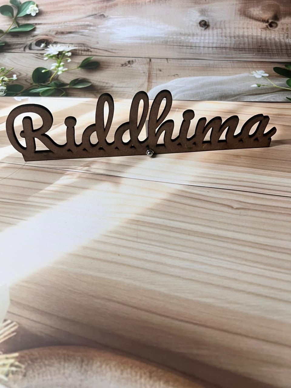 Custom Wooden Name Cutout Standee – 07KS0026
